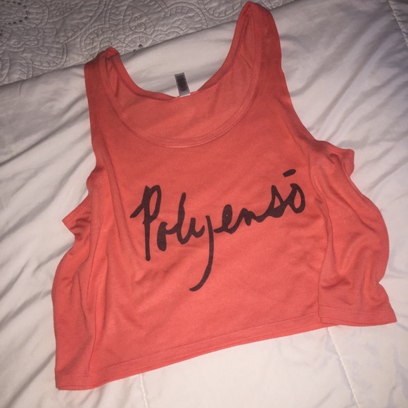 Tops - Coral Crop Tank